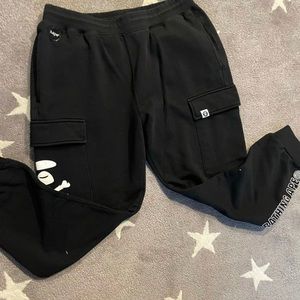 Authentic aape by bathing ape bape joggers sweatpants size XL